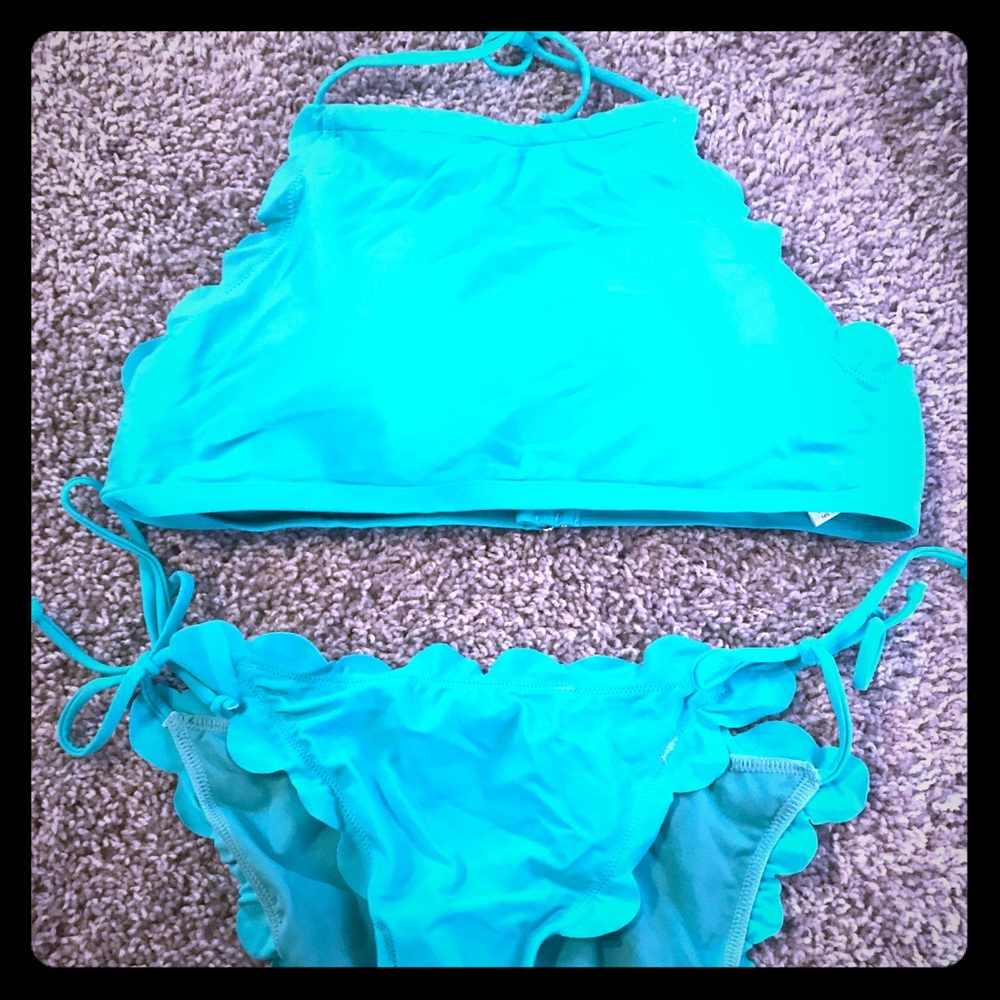 Teal bikini
